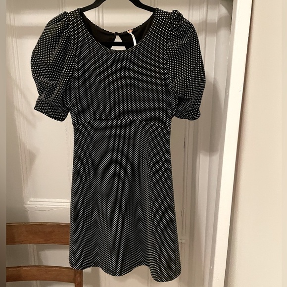 Free people puff sleeve flare dress - Picture 2 of 8